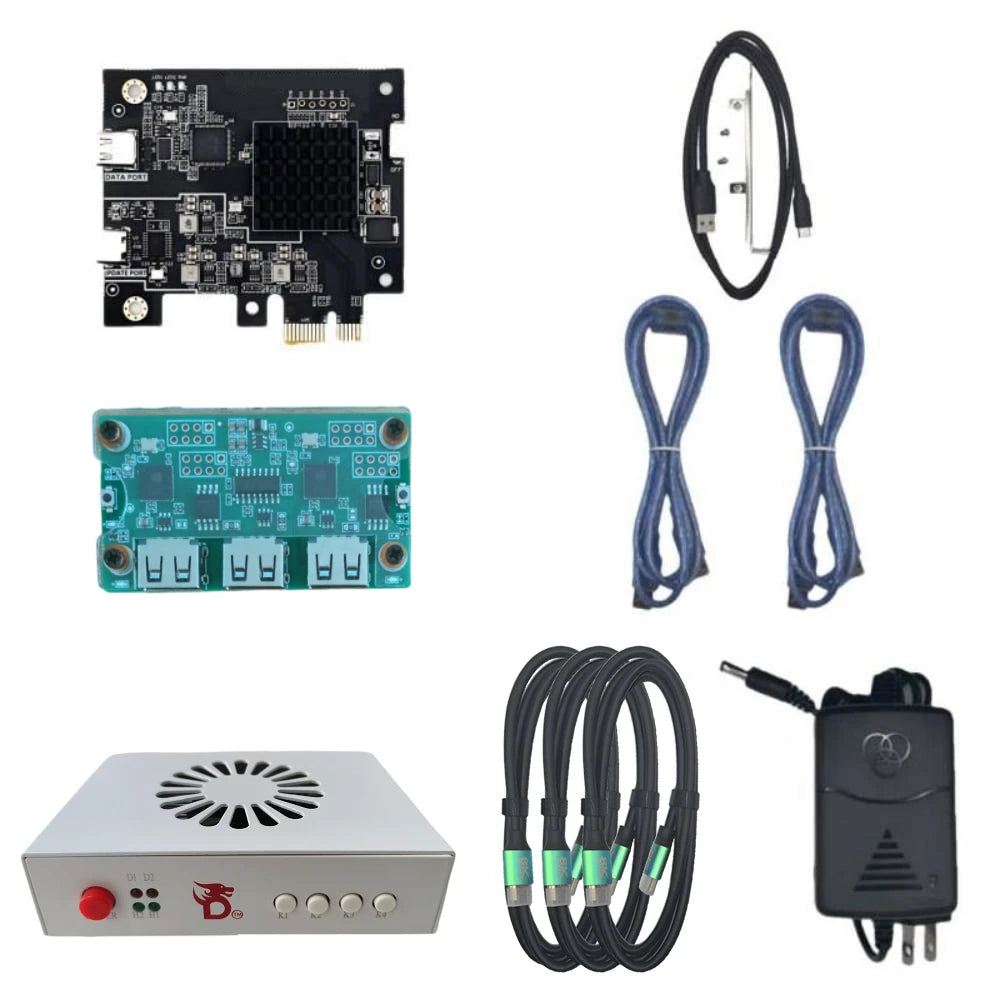 75T DMA Bundle - Dma Card 75t Board + 6Th Gen Fusion Device HDMI Fuser + Macku - DMA Kit Set